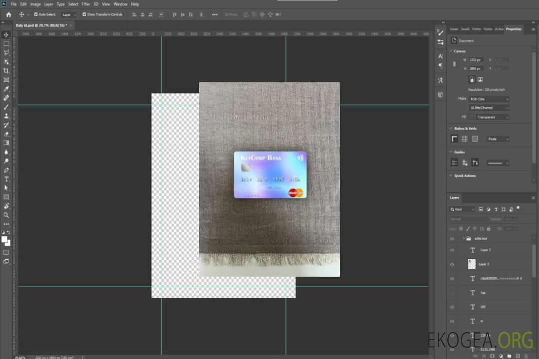 USA KeyCorp Bank mastercard photolook recto template USA KeyCorp Bank mastercard photolook recto template